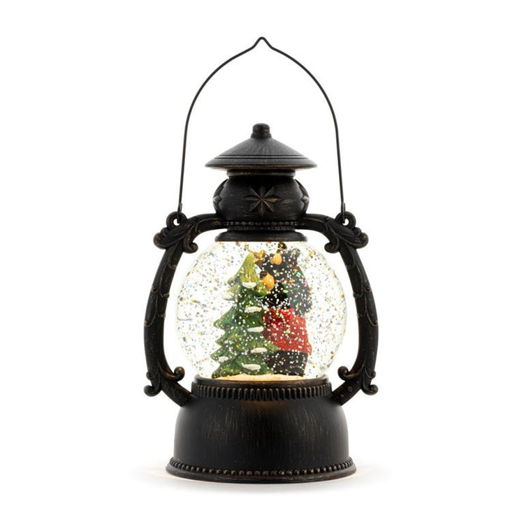 Tree Trimmer Bears Music Snow Globe
