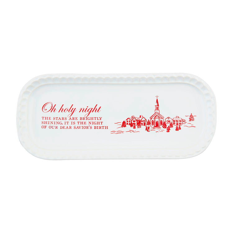 Oh Holy Night Toile Everything Plate