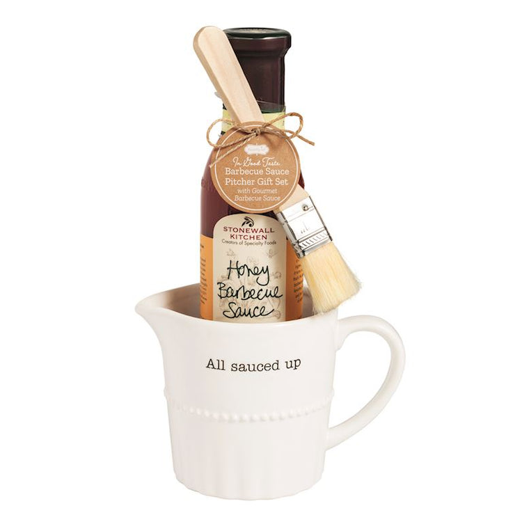 BBQ Sauce Pitcher Gift Set