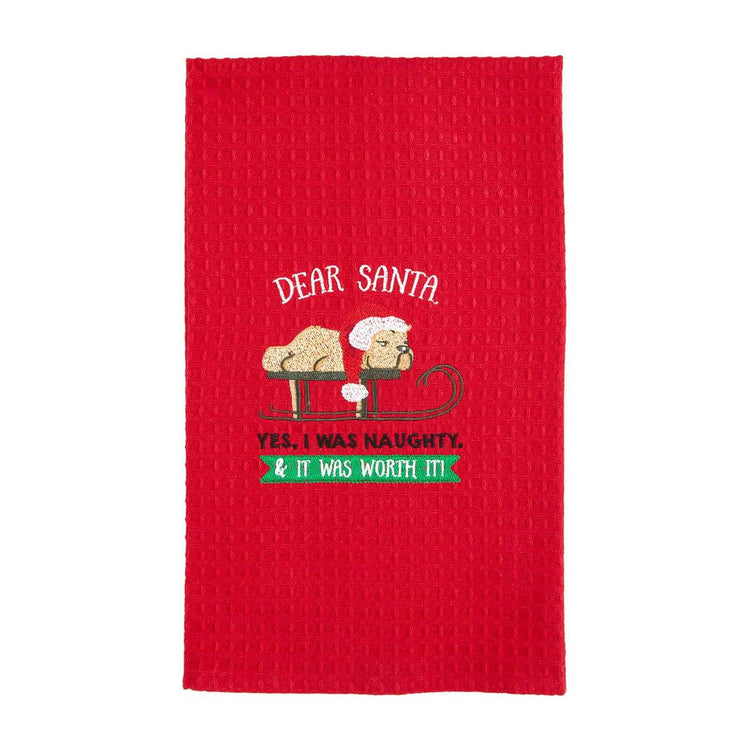 Naughty Dog Holiday Hand Towel