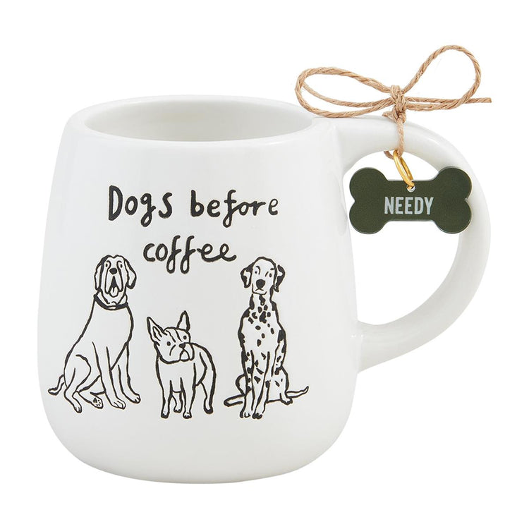 Dogs Before Coffee Ceramic Mug