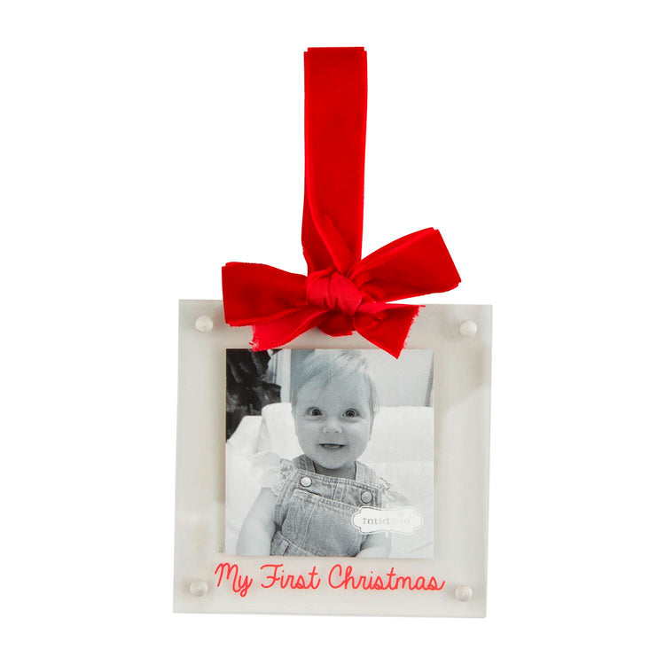 My First Christmas Photo Frame Ornament