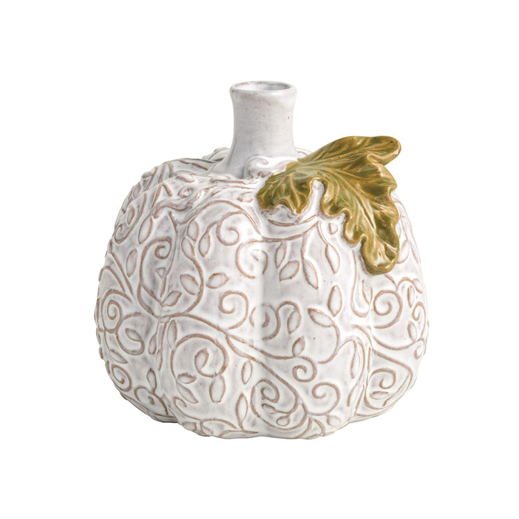 Lace Pumpkin Medium Bud Vase