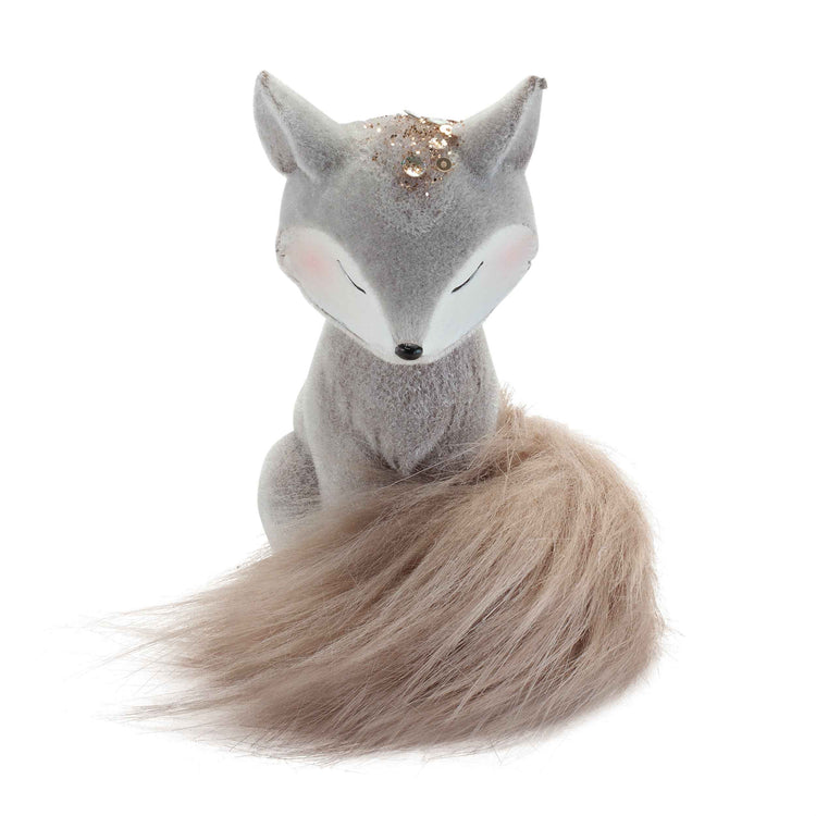 Winter Charm Fox Figurine