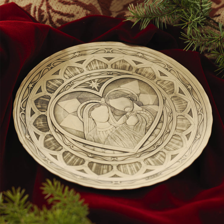 2023 Annual Christmas Plate- Heart of Christmas (Bronze)