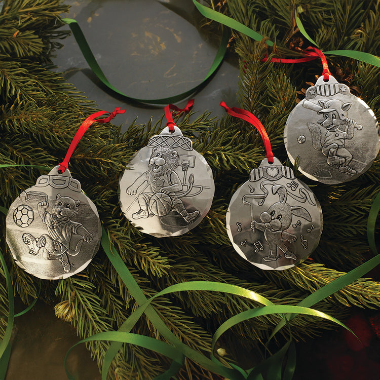 Football Bear Ornament