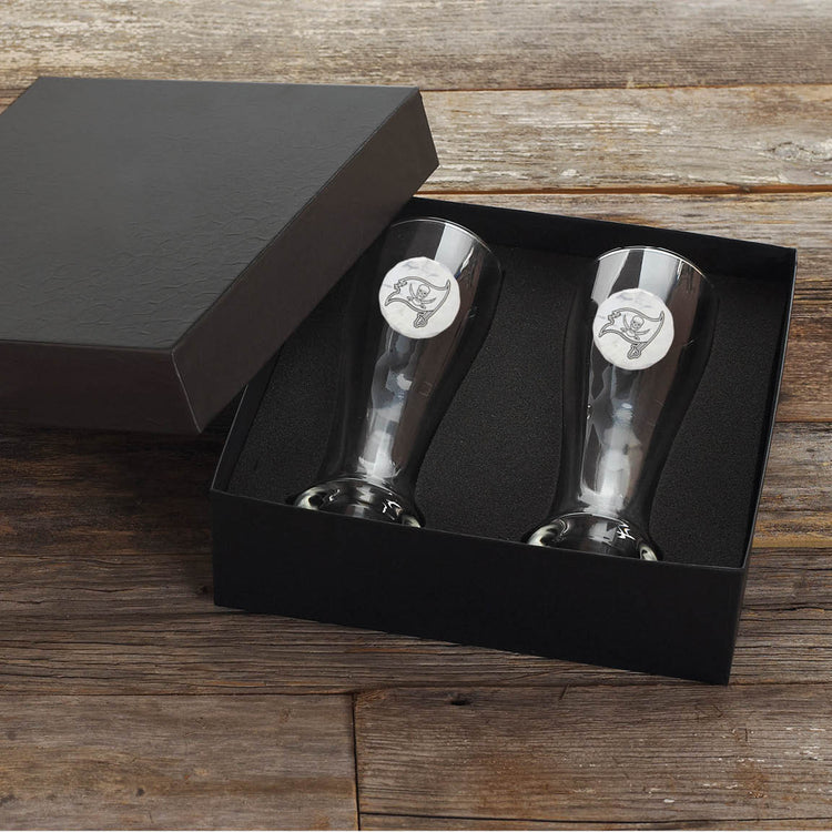 Tampa Bay Buccaneers 2-Piece Pilsner Set