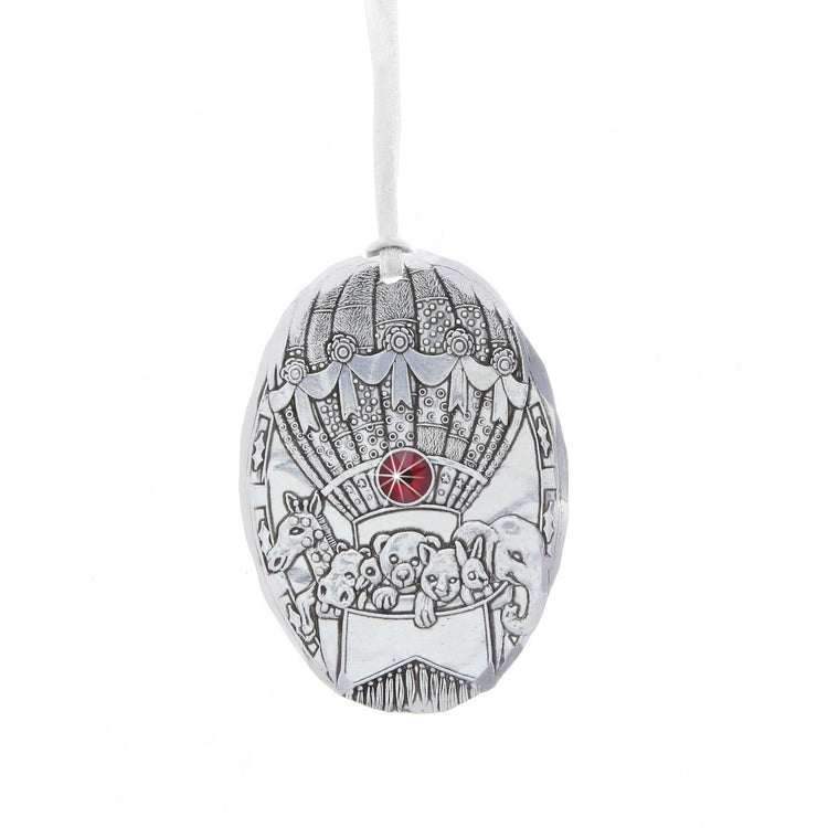 July Baby Balloon Birthstone Ornament