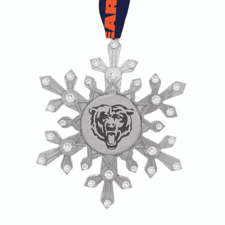 Chicago Bears Snowflake Collectible Ornament