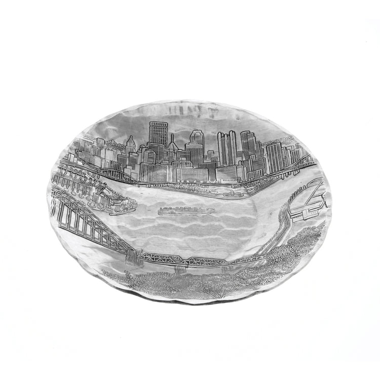 Pittsburgh Skyline Small Round Belmont Bowl