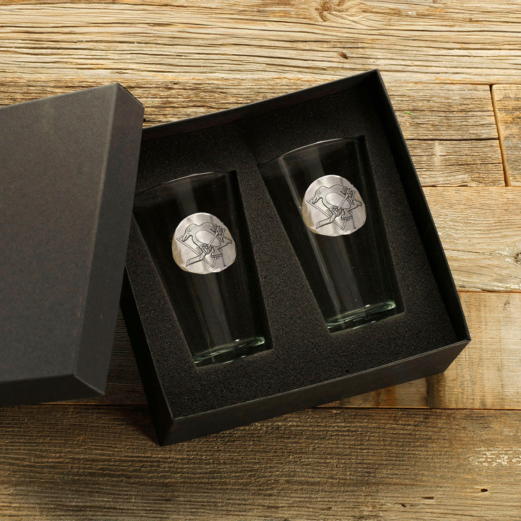 Pittsburgh Penguins 2-Piece Pint Glass