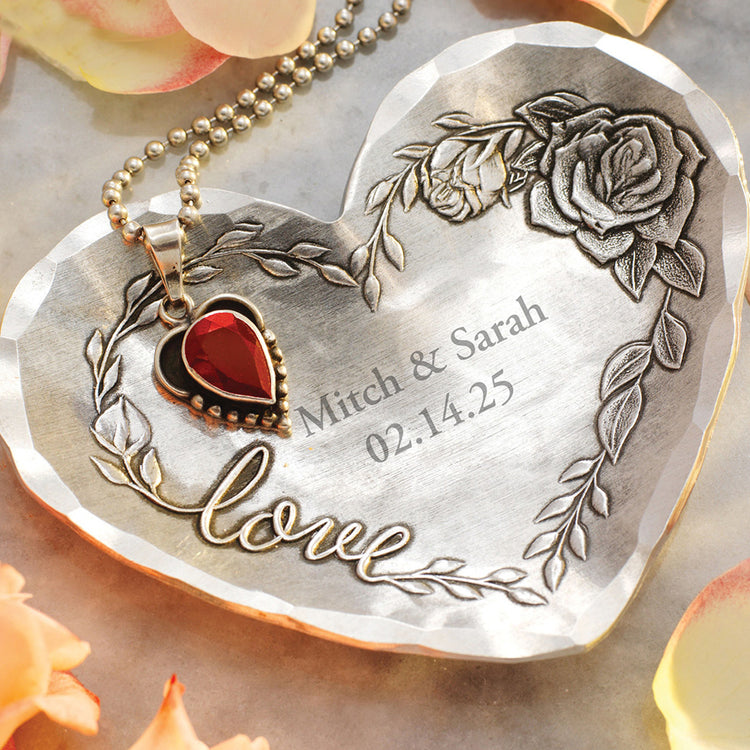 Blooming Love Small Heart Dish