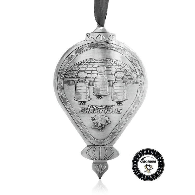 Pittsburgh Penguins Civic Arena Limited Edition Ornament, Stanley Cup