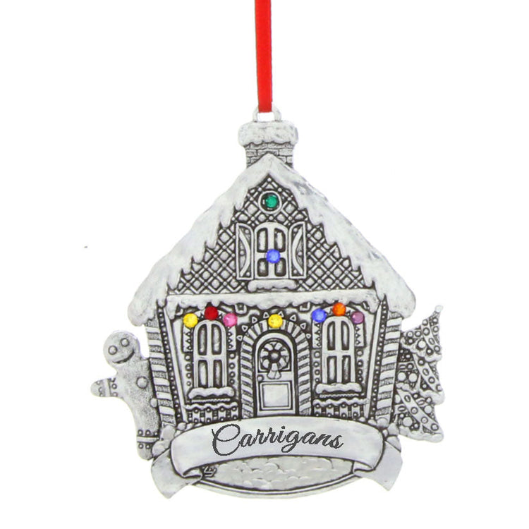 Candy Cane Lane Gingerbread House Ornament