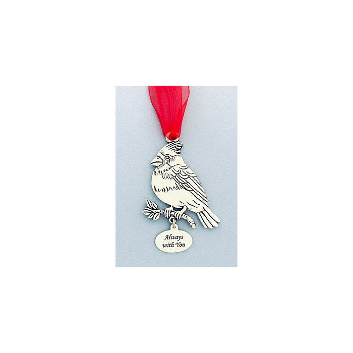 Cardinal Always With You Car Charm Ornament