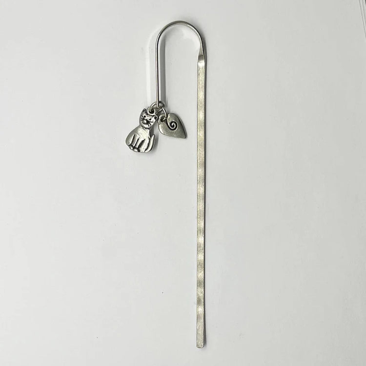 Cat with Heart Bookmark