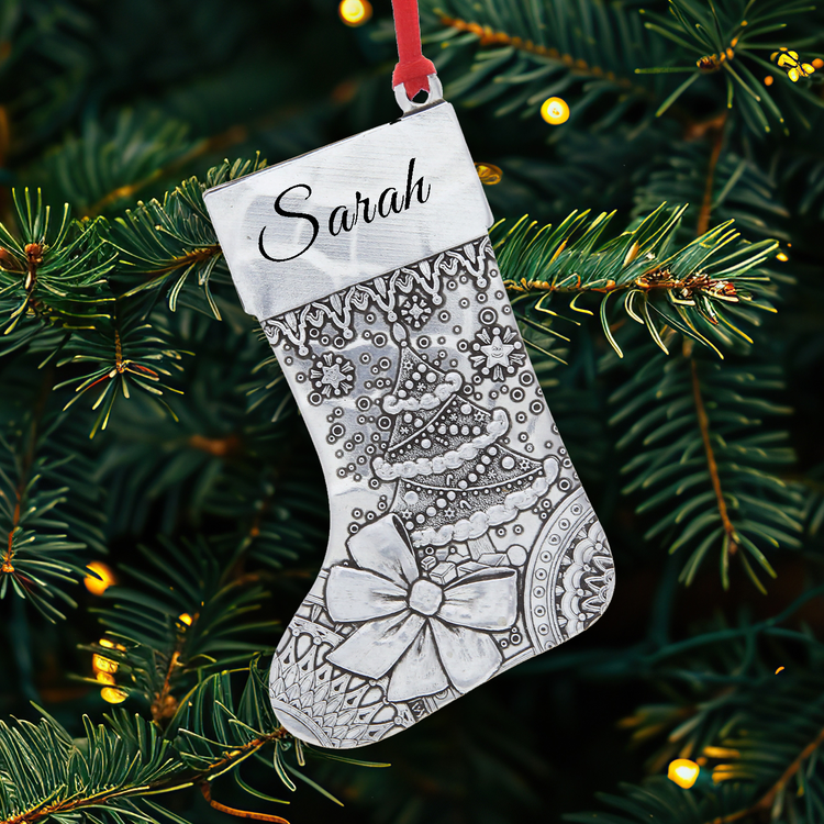Christmas Tree Stocking Ornament