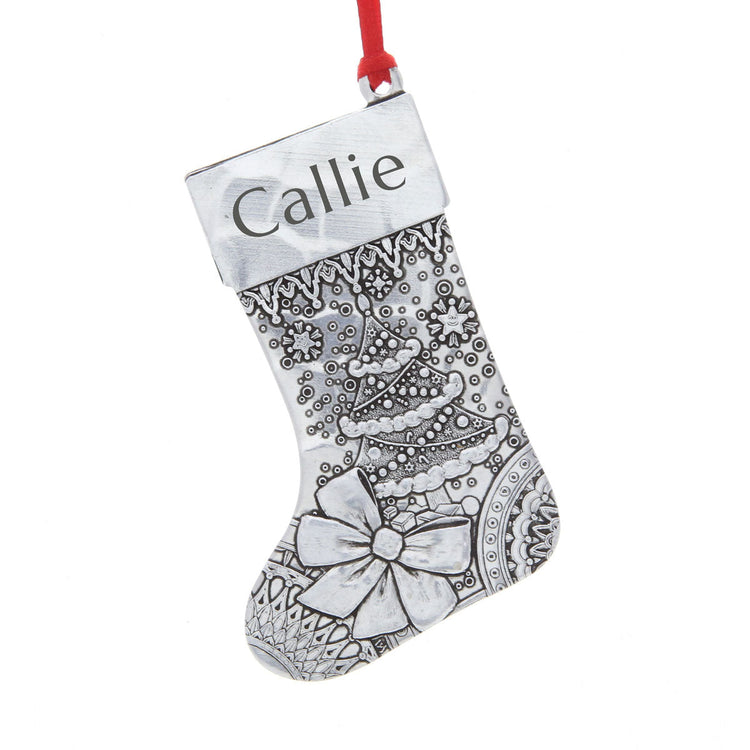 Christmas Tree Stocking Ornament
