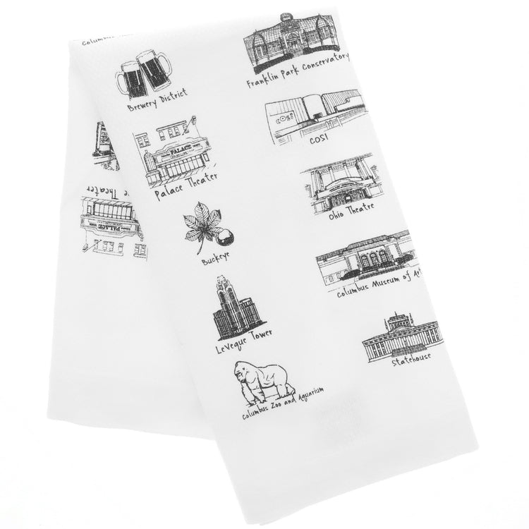 Columbus Tea Towel