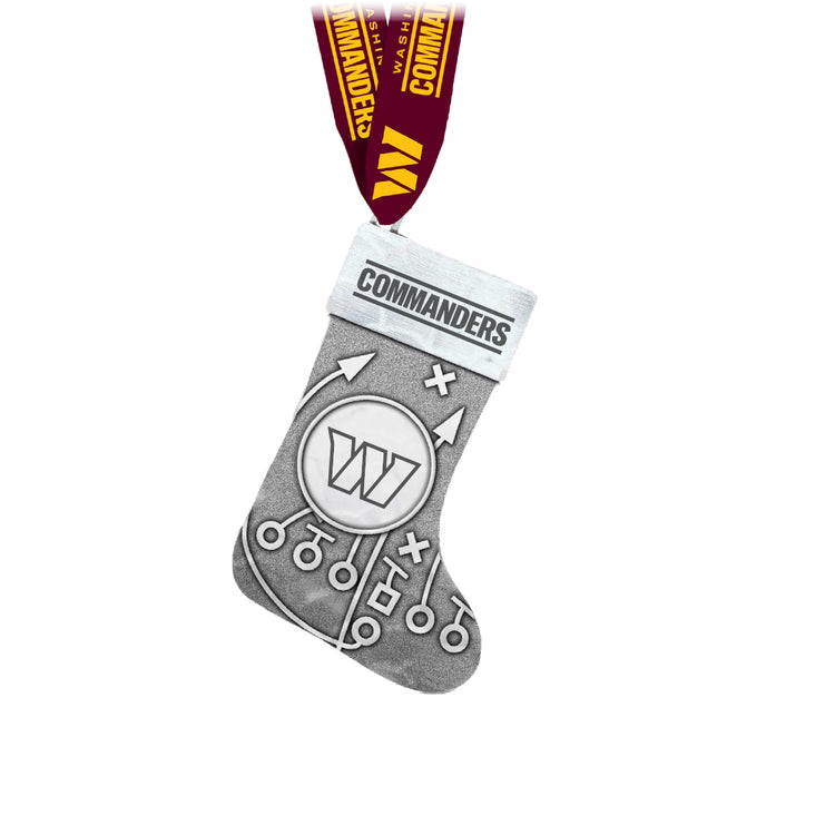 Washington Commanders Playbook Stocking Ornament