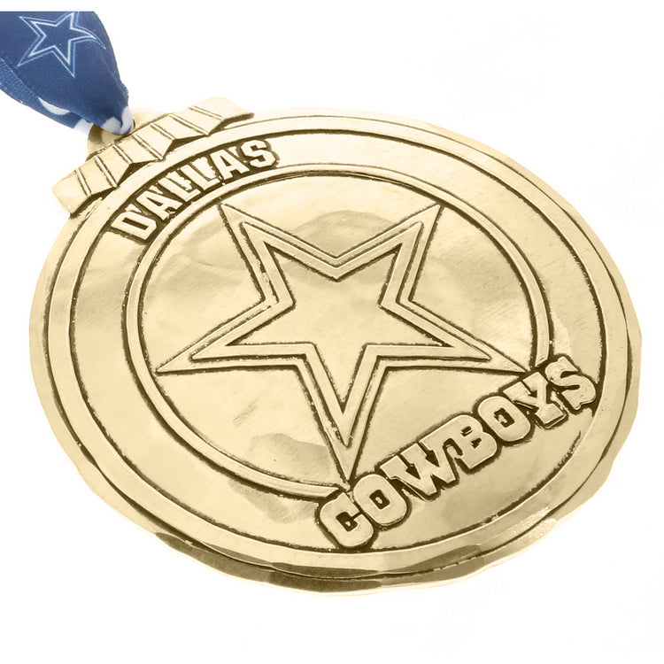 Dallas Cowboys Classic Round Ornament (Bronze)