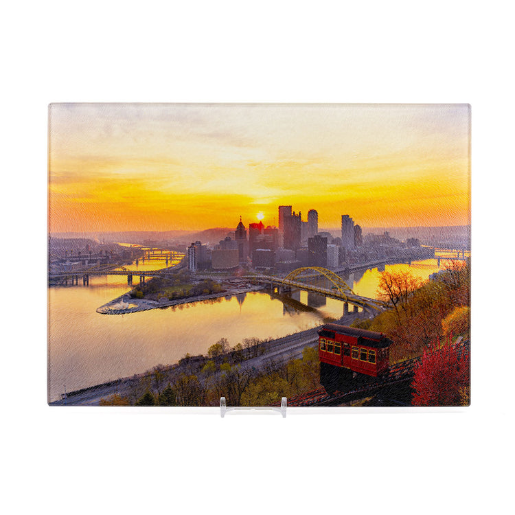Dawn of a New Day Pittsburgh Cutting Board