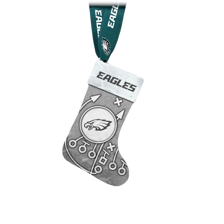 Philadelphia Eagles Playbook Stocking Ornament