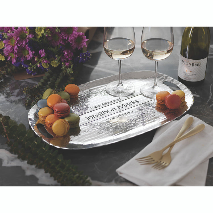 Personalized Eucalyptus Luncheon Tray