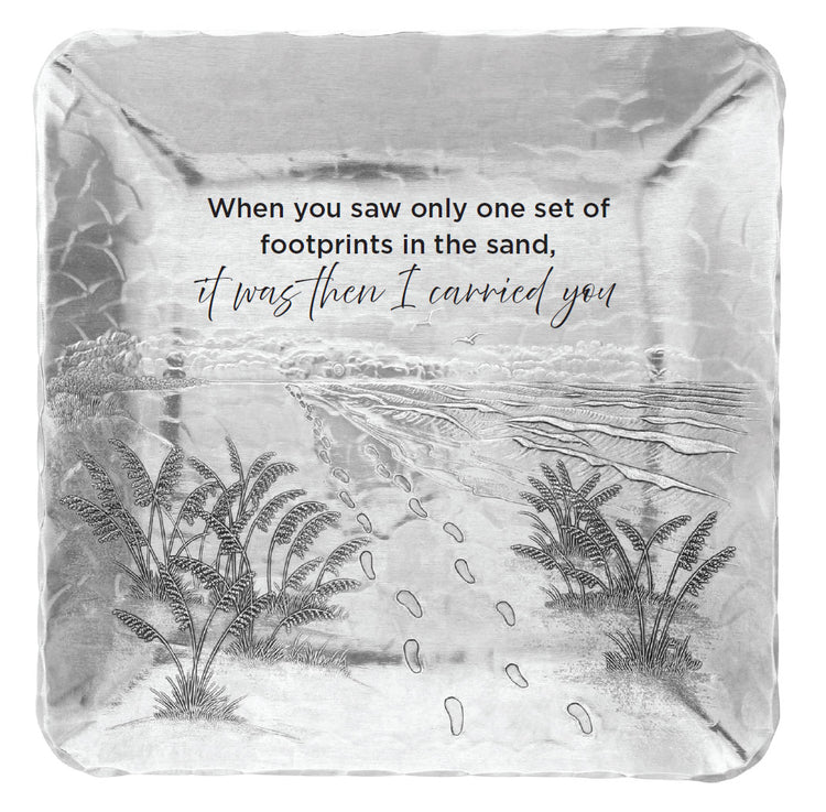 Footprints Expressions 9 Inch Square Tray