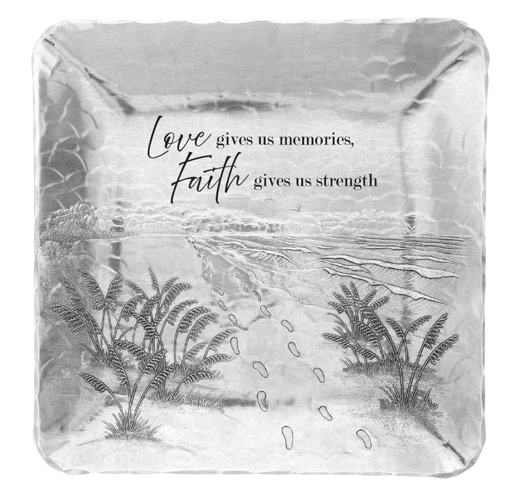 Footprints Expressions 9 Inch Square Tray