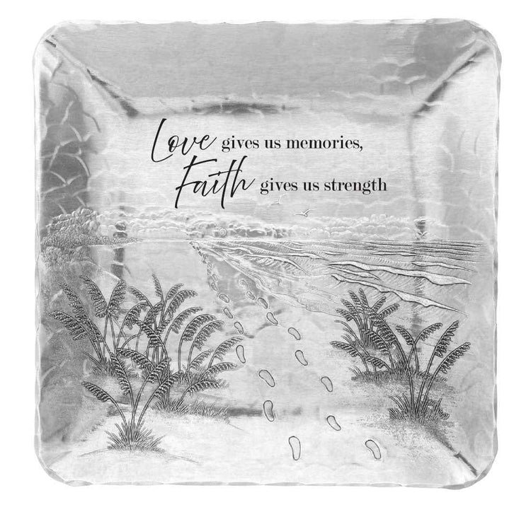 Footprints Expressions 9 Inch Square Tray