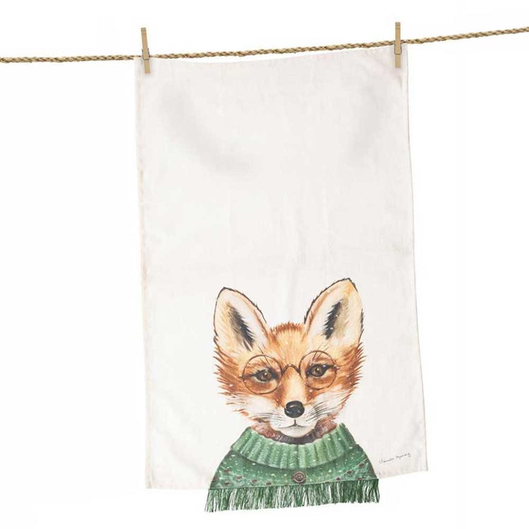 Tea Towel Fox Cozy Critter