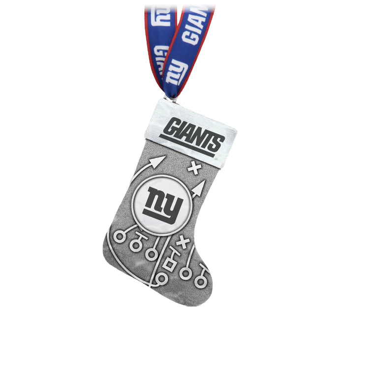 New York Giants Playbook Stocking Ornament