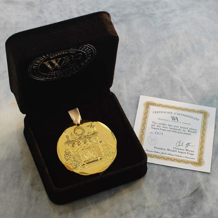 Limited Edition 18K Gold Plated 2026 Annual Ornament - Cozy Christmas Hearth
