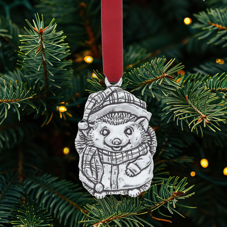 Holiday Hedgehog Ornament