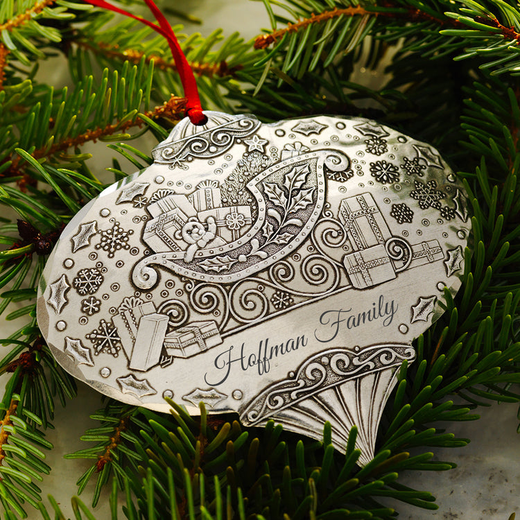 Holiday Sleigh Ornament