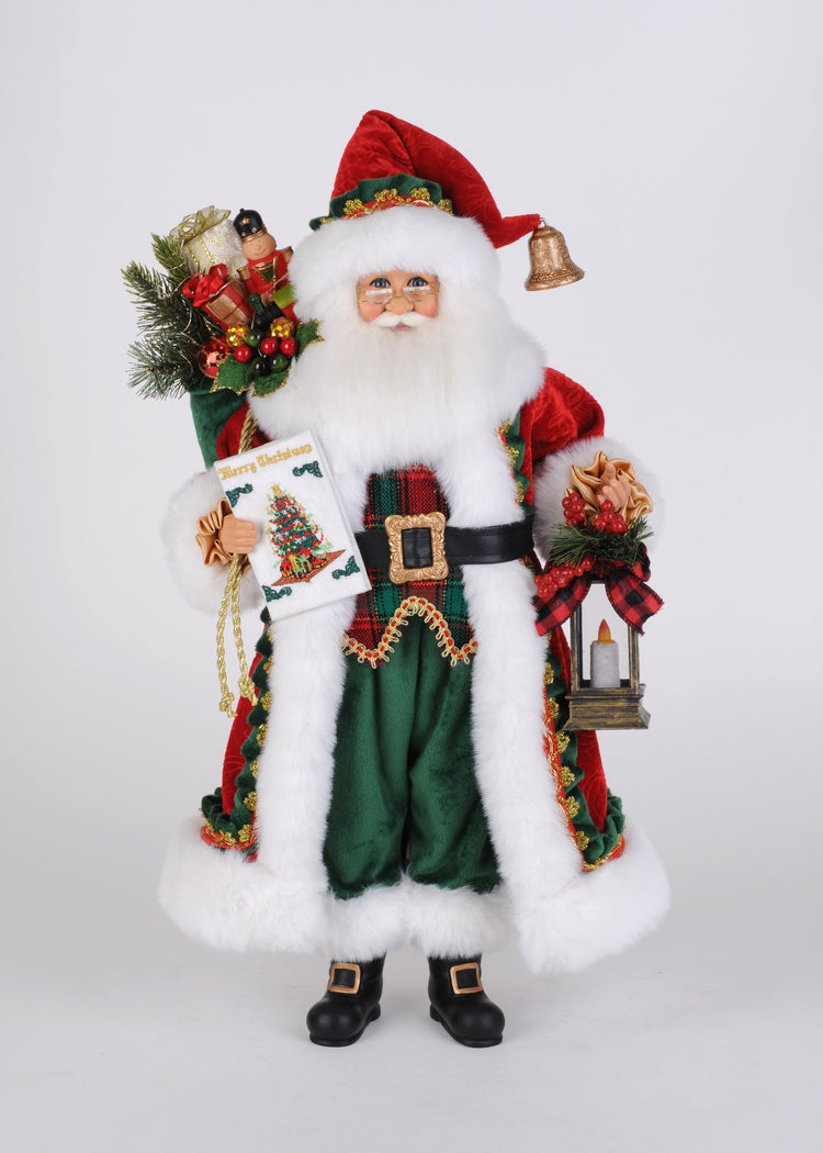 Lighted Christmas Stories Santa (Small)