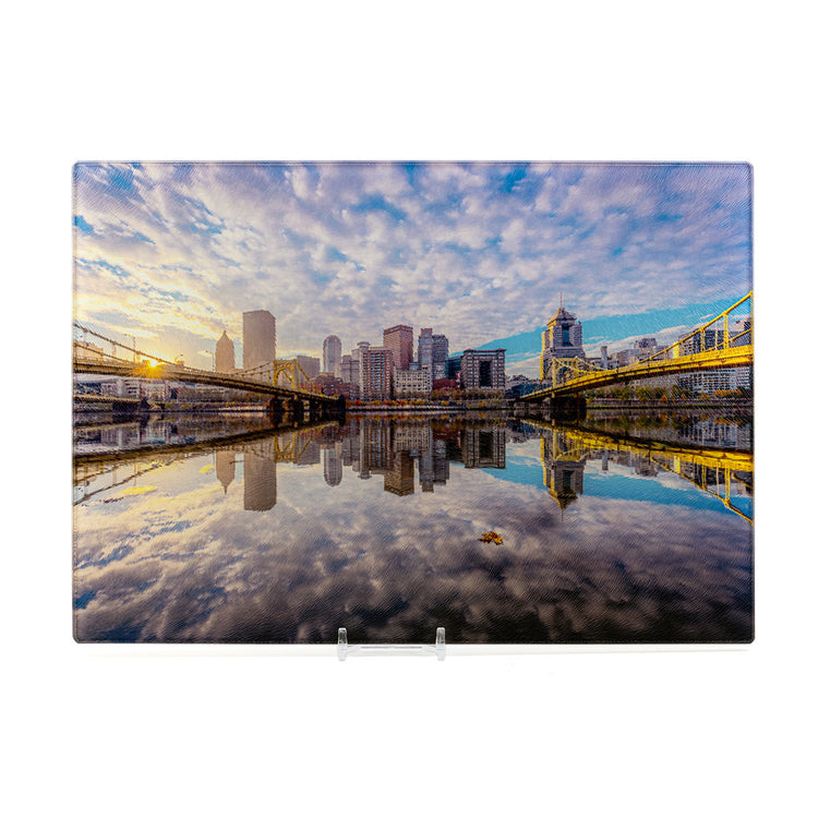 Lonely Leaf Pittsburgh Cutting Board