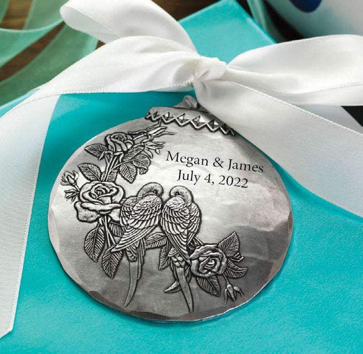 Personalized Lovebirds Ornament