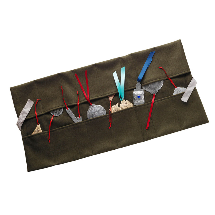 Black Ornament Roll Bag-Medium
