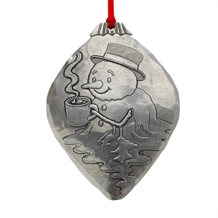 Melting Moments Snowman Ornament