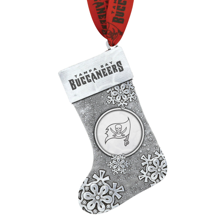 Tampa Bay Buccaneers Snowflake Stocking Ornament