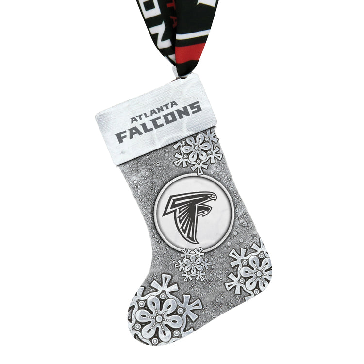 Atlanta Falcons Snowflake Stocking Ornament