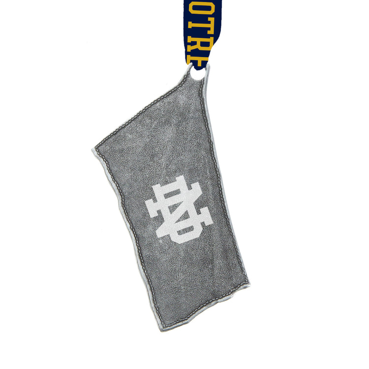 Notre Dame Rally Towel Ornament
