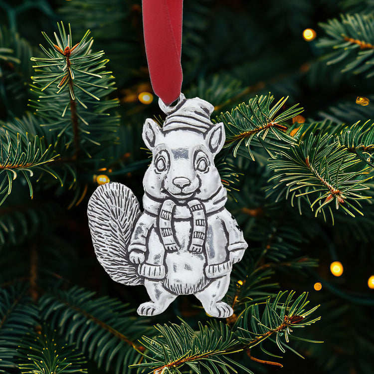 Nutty Noel Squirrel Ornament