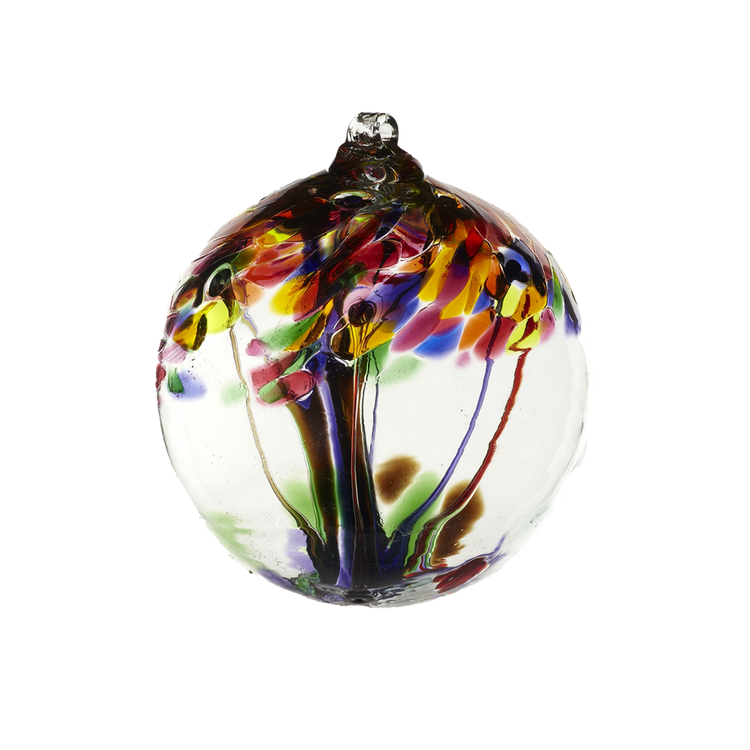 2"Handblown Glass Tree of Enchantment Ornament - Celebration