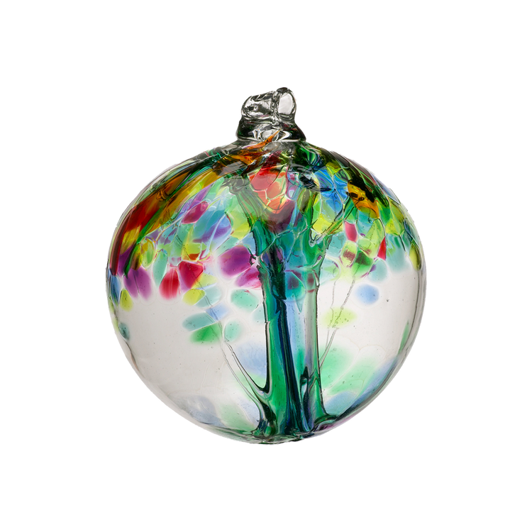 2" Handblown Glass Tree of Enchantment Ornament - Family
