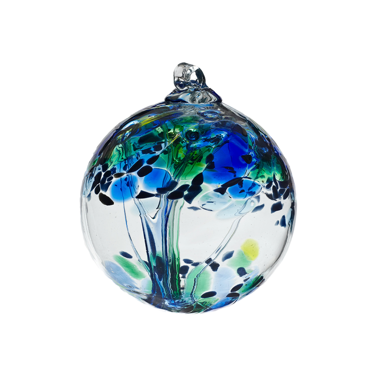 2"Handblown Glass Tree of Enchantment  Ornament - Kindness