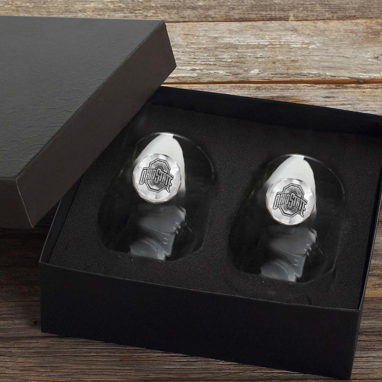 Ohio State Stemless Wine Set