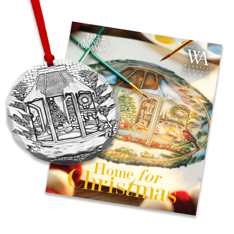 2022 Home For Christmas Annual Ornament (Aluminum)